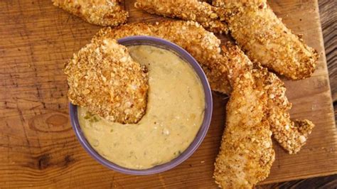 7 crunch tastic recipes to step up your chicken finger game rachael ray show