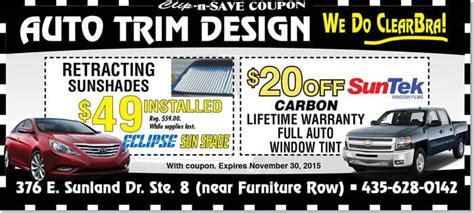 Maybe you would like to learn more about one of these? Deal of the Day: Auto Trim Design retracting sunshades and ...