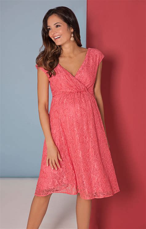 See more ideas about coral wedding, wedding, wedding colors. Nicola Lace Dress in Coral Blush - Maternity Wedding ...