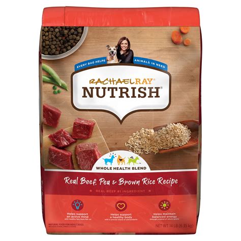 Rachael Ray Nutrish Real Beef Pea And Brown Rice Recipe Dry Dog Food 14