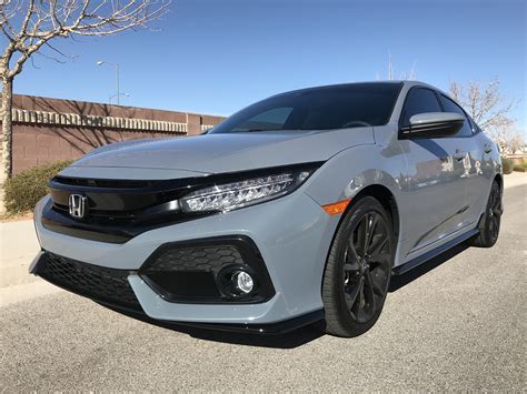 Sonic Gray Pearl 2019 Honda Civic Type R Color Sonic Gray Pearl Front