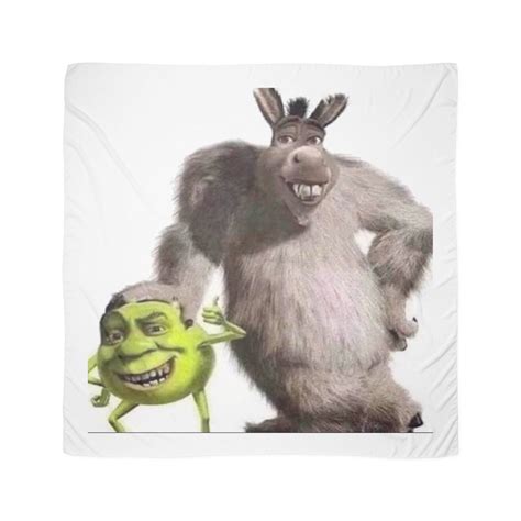 Shrek And Donkey X Monsters Inc Scarf For Sale By Jfet10 Funny