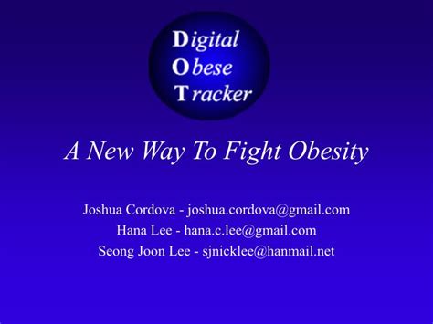 ppt a new way to fight obesity powerpoint presentation free download id 4102582