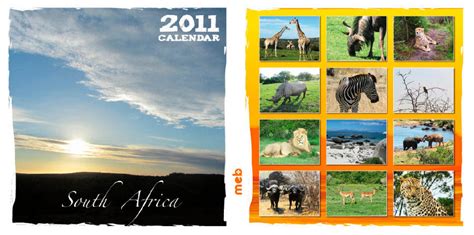 Calendar South Africa