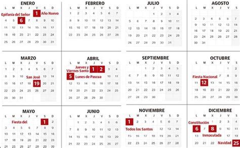 Calendario Laboral 2021 Conoce Los Festivos Y Puentes Que Restan Por
