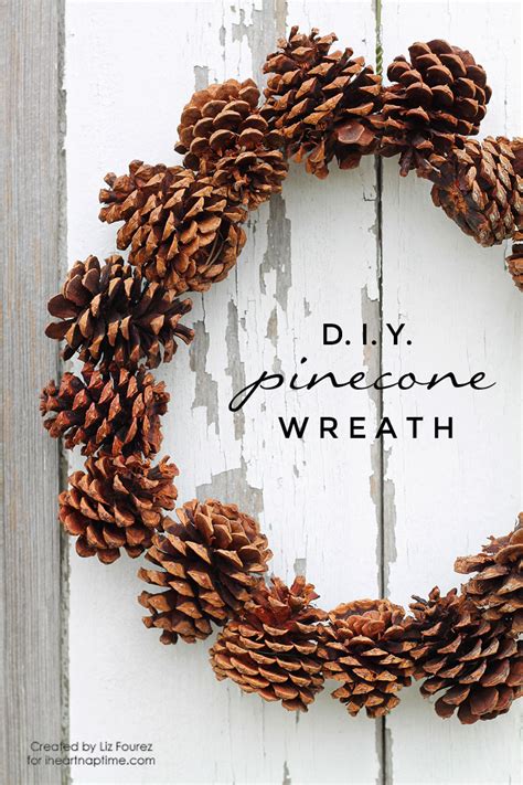 Diy Pinecone Wreath Home Garden And Crochet Patterns And Tutorials