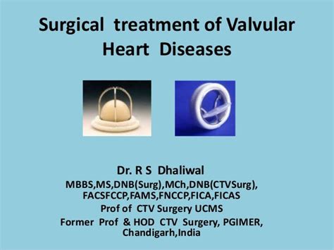 Surgical Treatment Of Valvular Heart Diseases