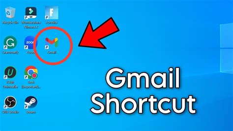 How To Create Gmail Shortcut On Desktop Youtube