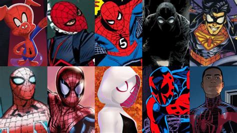 Top 10 Alternate Reality Versions Of Spider Man By Herocollector16 On
