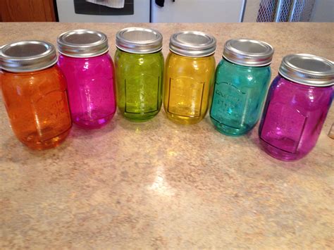 Colored Mason Jars Colored Mason Jars Mason Jars Mosaic Glass