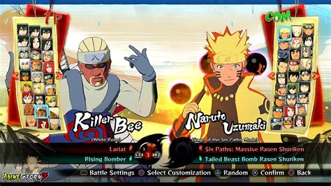 Naruto Shippuden Ultimate Ninja Storm 4 All Characters And Costumes