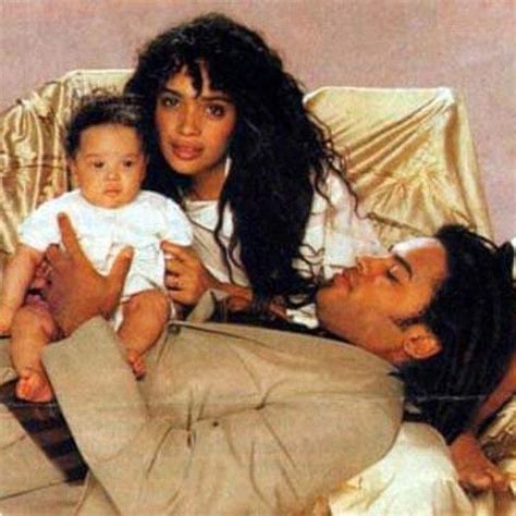 Lenny Kravitz And Lisa Bonet And Baby Zoe When They Were Young And So In