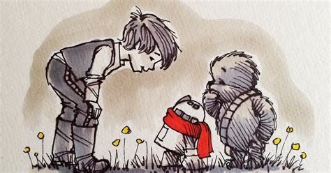 Star Wars Characters Reimagined As Winnie The Pooh And Friends Bored