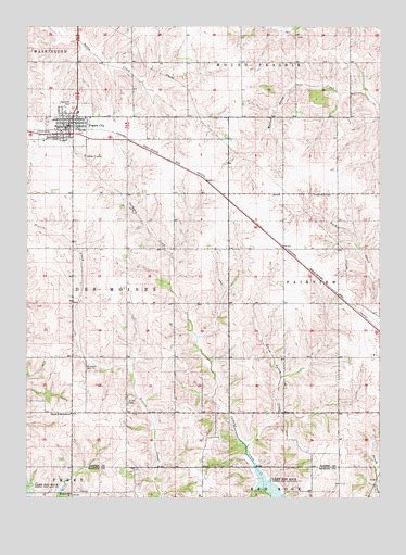 Prairie City Ia Topographic Map Topoquest