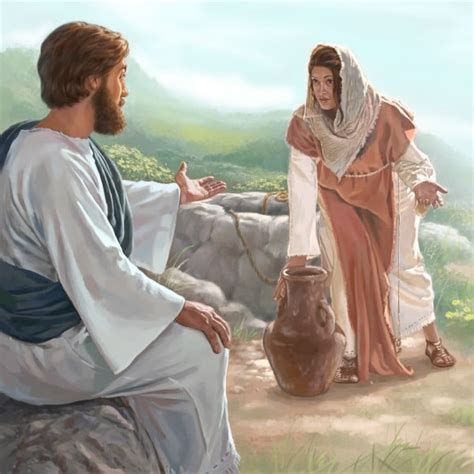 jesus y la samaritana para ninos