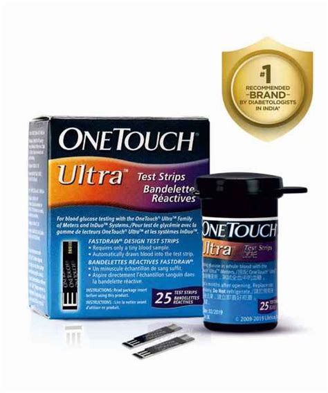 One Touch Ultra Test Strips 25s Pack One Touch Buy One Touch