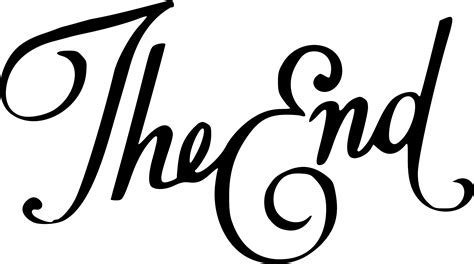 Png The End Transparent The Endpng Images Pluspng