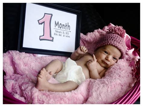 10 Unique 1 Month Baby Picture Ideas 2020
