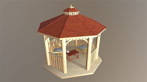 Gazebo Download Free 3d Model By Rookeyjerry [8fd9452] Sketchfab