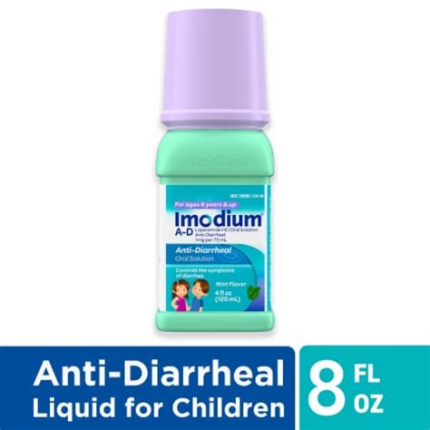 Imodium A D Childrens Anti Diarrheal Liquid Medicine 4 Fl Oz Pick