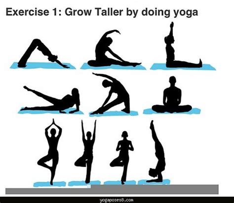 Yoga Poses To Grow Taller Yogaposes Com Taller Exercises How To Grow Taller How To