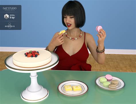 Baked Desserts Daz 3d