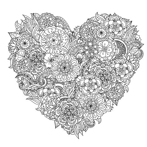Herz Mandalas Zum Ausdrucken