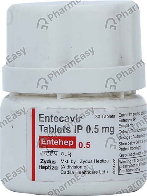 Entehep 05 Mg Tablet 30 Uses Side Effects Price And Dosage Pharmeasy