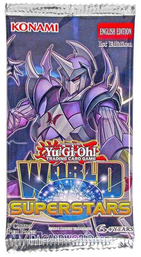 Konami Yu Gi Oh World Superstars Booster Pack Da Card World