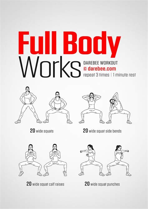 Full Body Works Standing Workout Fitness Body Workout