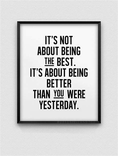 Instant Download Be Better Than Yesterday Wall Decor Motivational