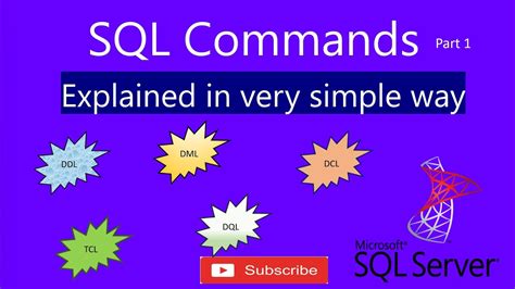 Sqlcommand Sql Commands Sql Commands Tutorial For Beginners Ddl