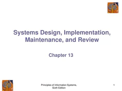 Ppt Systems Design Implementation Maintenance And Review