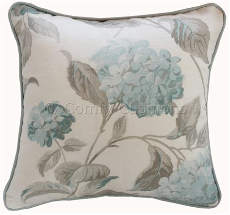 Laura Ashley Hydrangea Duck Egg Cushion Covers