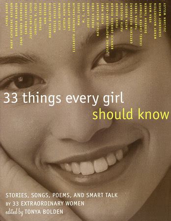 Things Every Girl Should Know By Edited By Tonya Bolden Penguin