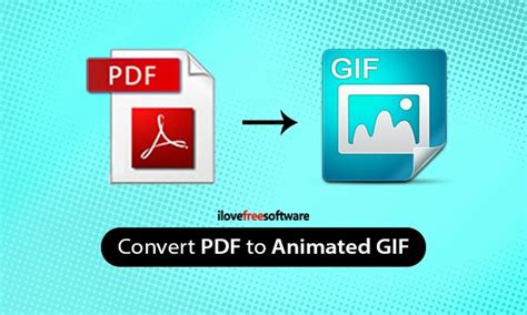 As a matter of fact, it is pretty easy once you find a professional pdf to gif converter for help. Free Software to Convert PDF to Animated GIF