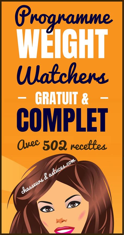 Best weight watchers blogs list. Programme Weight Watchers GRATUIT & COMPLET (Avec 502 ...