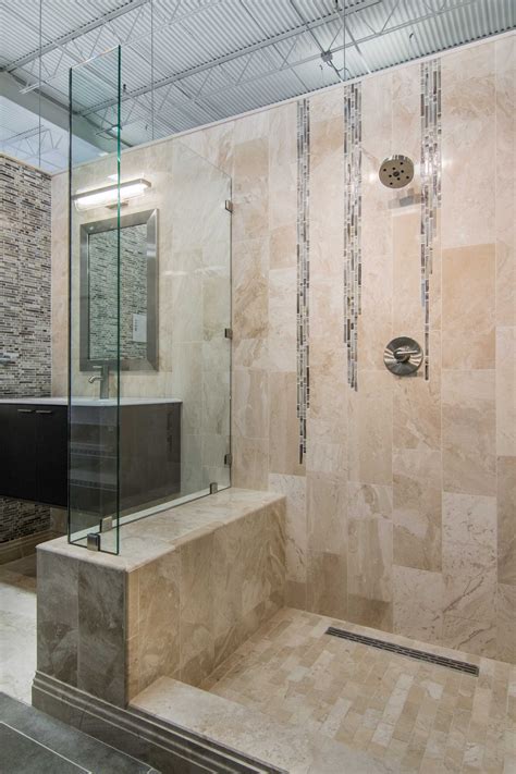 At this point, the bathroom is ready for tile, and steve called in rick smith and his crew to tile the shower and bathroom floor. Bathroom shower marble tile - Queen Beige Polished Marble ...