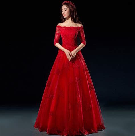 15 Contoh Gaun Pengantin Modern Warna Merah Terupdate Meenikahcom