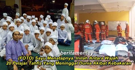 Lebih 20 pelajar dan tenaga pengajar dilaporkan maut dalam kebakaran di pusat tahfiz darul quran ittifaqiyah di jalan keramat ujung, di sini. Punca Kebakaran Pusat Tahfiz Darul Quran Ittifaqiyah ...