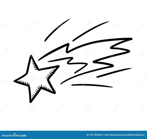 Shooting Star Doodle Stock Illustrations 1054 Shooting Star Doodle