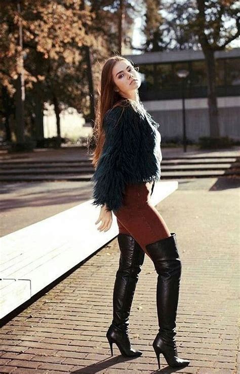 Pin By Gip Joseph On Womans In Thigh High Boots Leather Thigh High Boots High Heel Boots