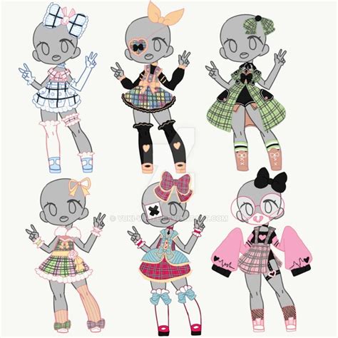 Collection 101 Pictures Cute Anime Outfits To Draw Completed