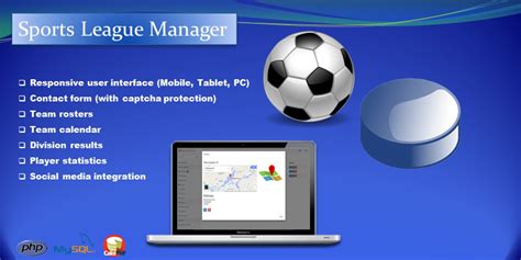 Sports League Manager Php Script By Powerphpscripts Codester