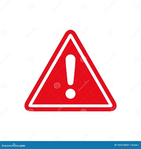 Yellow Warning Triangle Sign With Exclamation Mark