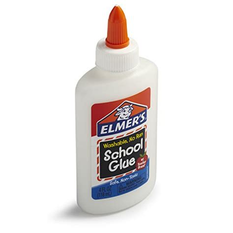 Elmers Bundle Washable Liquid School Glue White Dries Clear 4 Fl Oz