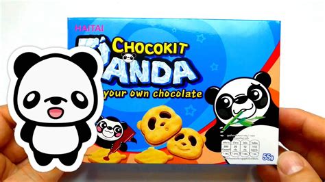 Diy Panda Choco Kit Make Your Own Chocolate Sweets And Cookies From