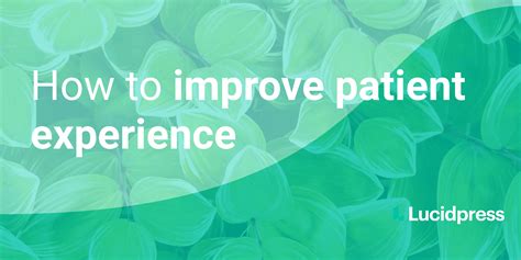 How To Improve Patient Experience Lucidpress