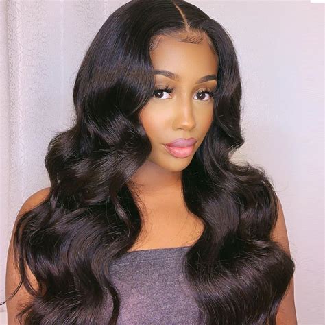 Human hair weaves human hair wigs hair care products free shipping on all orders over $100! 250% High Density Body Wave Human Hair Lace Front Wigs ...