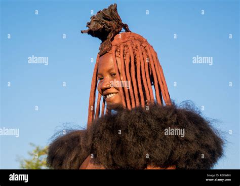 Himba Tribe Woman Cunene Province Oncocua Angola Stock Photo Alamy